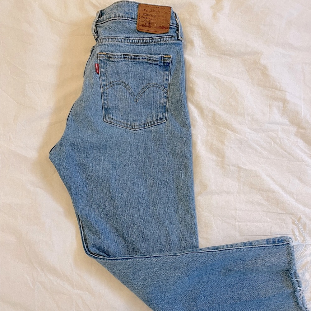 Levi’s Wedgie Straight Crop Jeans